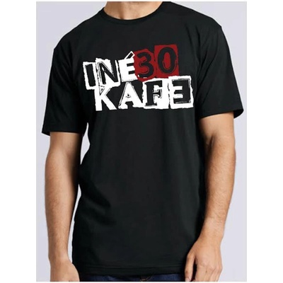Inékafe Tričko 30 rokov pánske čierne