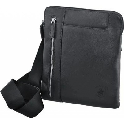Beverly Hills Polo Club taška crossbody BHPC Denver M 1 L čierna