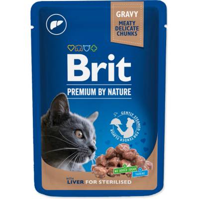 Brit Premium Cat Liver for Sterilised 12 x 100 g