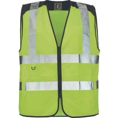 ČERVA EXPORT IMPORT a. s Работна жилетка cerva knoxfield hvps / hi-vis с щамповани 5 см светлоотразителни ленти - жълта l (0355000270003)