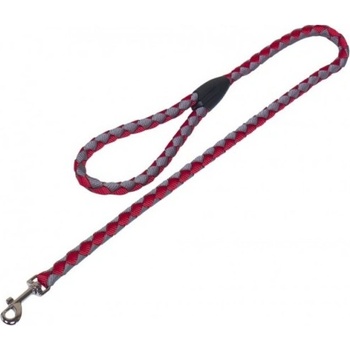 Nobby Повод за куче "Corda" дължина 100 см дебелина 18 мм, червен/сив, NOBBY Германия 80707-01