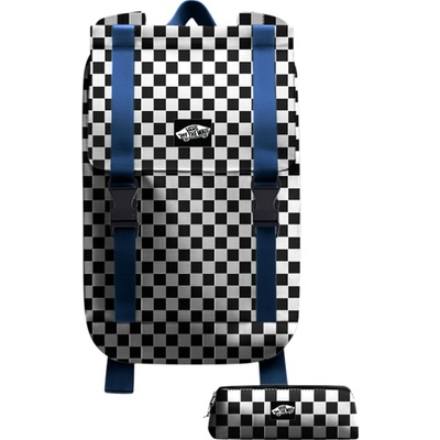 Vans Kids Utility checkerboard čierná biela