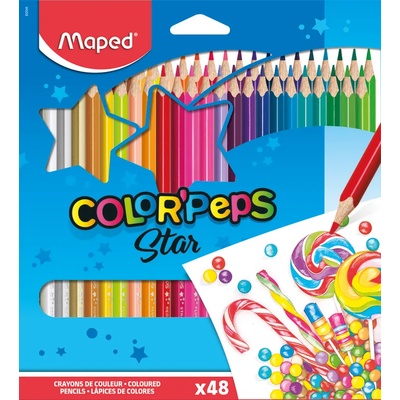 Maped Цветни моливи MAPED Color Peps Star 48 цвята