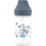 Lorelli Бебешко шише с широко гърло Lorelli My Friend - 250 ml, Cameo Blue (10200840004) - baby