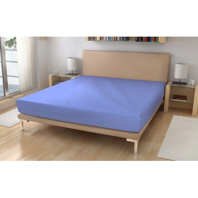Polášek Jersey prostěradlo Nebesky modrá Bavlna 150g/m2 140/200 PP-05V24