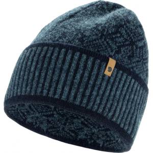 Fjällräven Зимна шапка (beanie) Fjällräven Snow Beanie - Dark Navy - размер One Size (904-5462-0111)