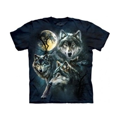 tričko dětské The Mountain Moon Wolves modré