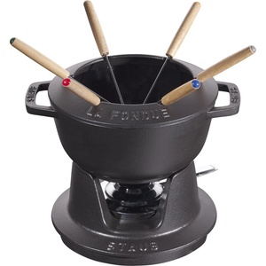 Staub Комплект за фондю черен O 16 cm Staub (ST14001623)