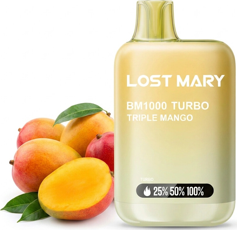 Elf Bar Lost Mary BM1000 Turbo Triple Mango 20 mg 1000 potáhnutí od 149 Kč 