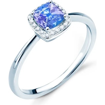 Image 1 of SAVICKI Годежен пръстен: бяло злато. танзанит. диаманти