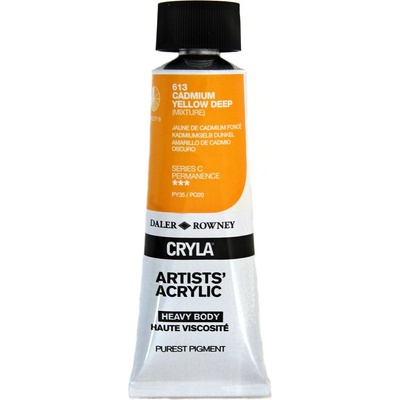 Daler-Rowney Cryla Artists’ АКРИЛНА боя Cadmium Yelllow Deep 75 ml 1 бр (125075613)