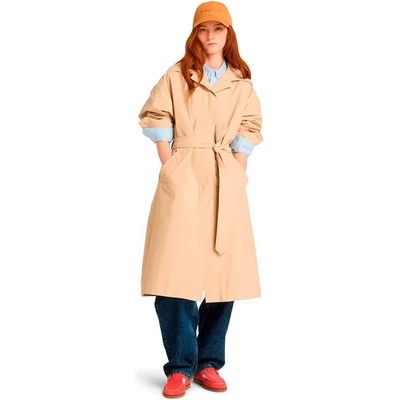 Timberland Палто Timberland Water Repellent Long Mac coat - Beige (Safari)