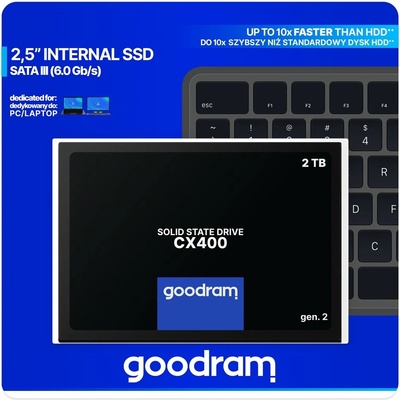 GOODRAM CX400 Gen.2 2TB, SSDPR-CX400-02T-G2