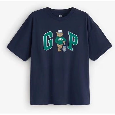 GAP Tričko Brannan Bear s logom Tmavomodrá