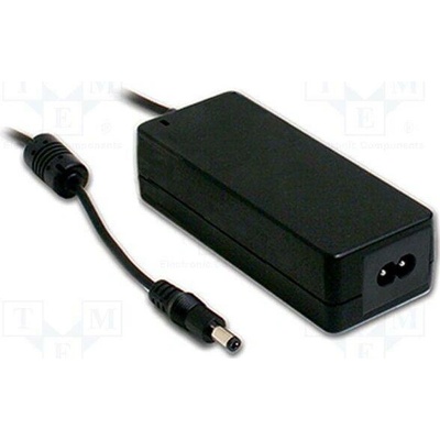 MEAN WELL GSM60B12-P1J Napájecí zdroj: spínaný; 12VDC; 5A; Výv: 5,5/2,1; 60W; 80÷264VAC