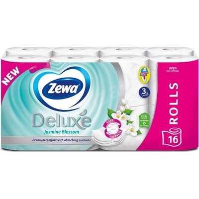 Zewa Deluxe Jasmine Blossom Aqua Tube 3-vrstvový 8 ks
