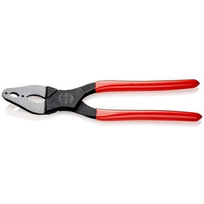 KNIPEX Клещи извити конусни, червена ръкохватка 200мм, Knipex (K8421200)