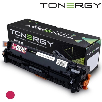 Compatible Тонер касета за HP Color LaserJet CM 2300 Series/2320 Series/CP 2000 Series/2020 Series/400 Series, Canon i-SENSYS LBP-7200 Series/LBP-7600 Series/MF 720 Series - Magenta - CC533A/CRG-718 - Tonergy - Неоригинална, заб. : 2800 брой копия, с чип