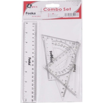 Foska Чертожен комплект, 4 части, 20 cm (1030160005)