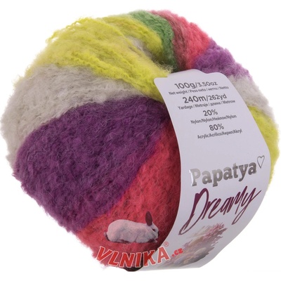 Kamgarn Příze Papatya Dreamy Varianta: 03