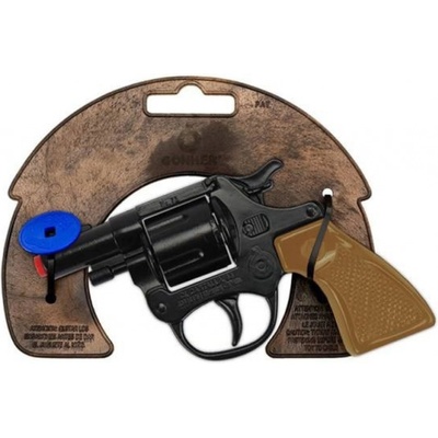 Gonher 3073 6 Policejní revolver kovový černý 8 ran