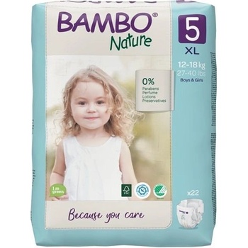 Bambo Nature 5 XL 12-18 kg 22 ks