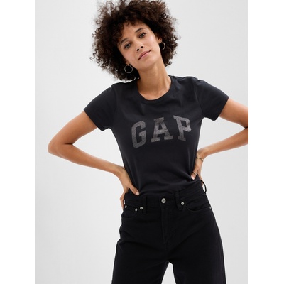 GAP Тениска с лого Gap GAP GAP | Cheren | ЖЕНИ | XXS