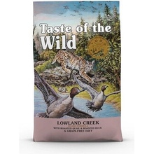 Taste of the Wild Lowland Creek granule pro kočky pečená křepelka pečená kachna 6,6 kg