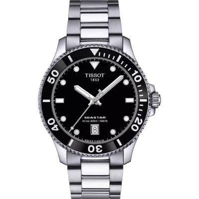 Tissot Мъжки часовник Tissot Seastar 1000 120.410. 11.051. 00, Сив / Черен (TIS120.410.11.041.00)