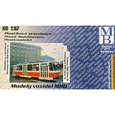 MB modely Stavebnica električky ČKD Tatra T6A5 ″skúšobná 0013/8013″ Epocha IV 1:87