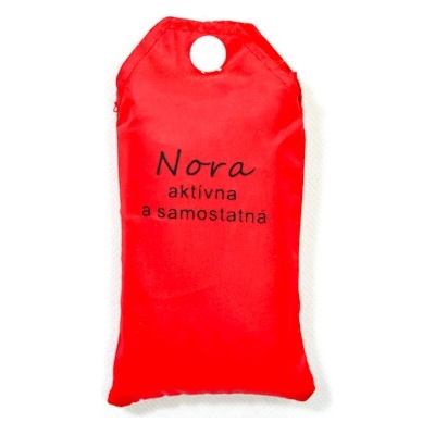 Nákupná taška s menom NORA - aktívna a samostatná, Ružová
