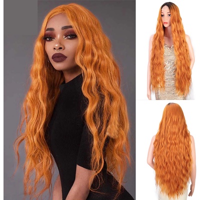 Karamelová parochňa Hester so sieťkou lace front