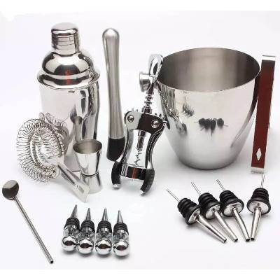 Barmanská Sada na Miešanie Koktejlov (16ks sada 750ml + 500ml)