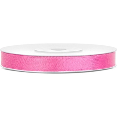 Stuha saténová RŮŽOVÁ, 6 mm x 25 m – Zboží Dáma