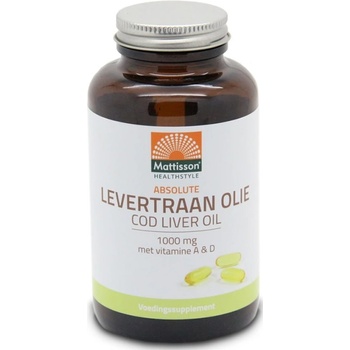 Mattisson Healthstyle Cod Liver oil, 1000 mg, 120 капсули, Mattisson Healthstyle