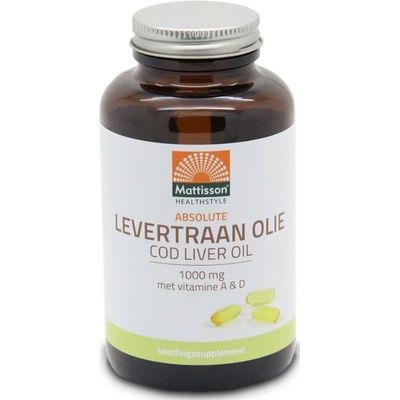 Mattisson Healthstyle Cod Liver oil, 1000 mg, 120 капсули, Mattisson Healthstyle