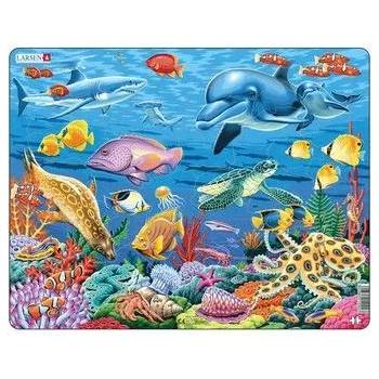 Image 1 of Larsen - Детски пъзел - Коралов риф - 35 части (FH29)