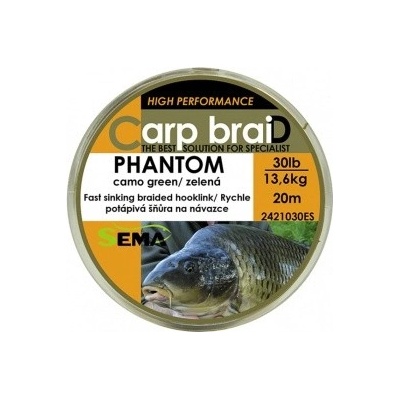 Sema šnúra Phantom Camo 20m 20lb