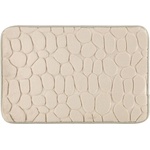 4LIVING Постелка за баня Stone - 40 х 60 см. - бежова (TB-4Living-635420)
