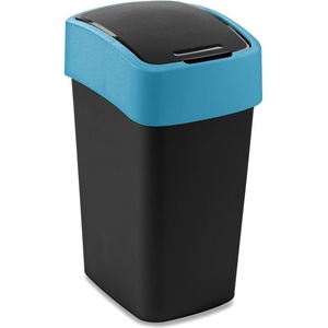 Keter Черно/синьо пластмасово кошче за боклук за рециклиране 25 l Flip Bin - Curver (263991)