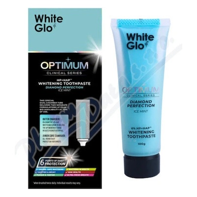 White Glo Optimum bělící zubní pasta 100 g