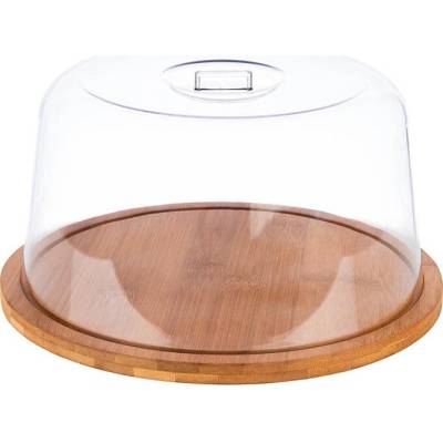 Podnos s poklopom Ø 25 cm bambus APS