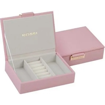Image 1 of Roura Decoracion Квадратна кутия за бижута в бледо розов цвят wa07401