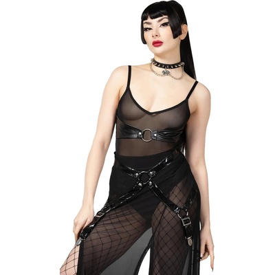 KILLSTAR дамски потник (топ) KILLSTAR -Temple Of Eloquence Cami- Черен - KSRA008409