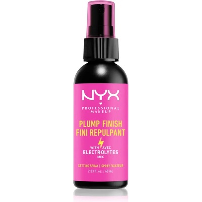 NYX Professional Makeup Plump Finish Setting Spray фон дьо тен фиксатор с витамини 60ml