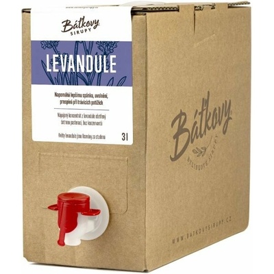 Báťkovy sirupy Levanduľový sirup BAG 3 l