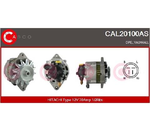Alternátor CASCO CAL20100AS