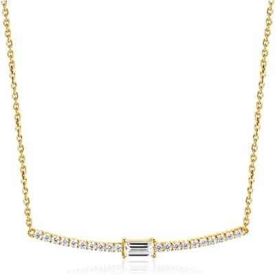 SAVICKI Колие savicki: позлатено сребро. кубичен цирконий