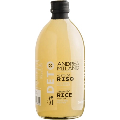 Andrea Milano Rýžový ocet nepasterizovaný a nefiltrovaný s octovou matkou BIO 500 ml
