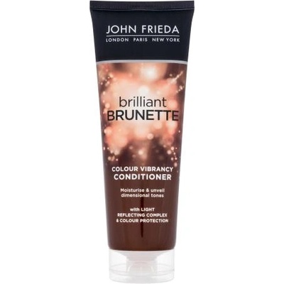 John Frieda Brilliant Brunette Colour Protecting 250 ml защитен и хидратиращ шампоан за кестенява коса за жени